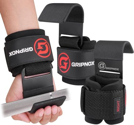 GRIPNOX Premium Lifting Hooks - Black
