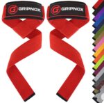 GRIPNOX Cotton Lifting Straps - Red - available colors view