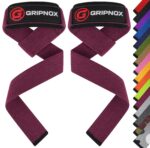 GRIPNOX Cotton Lifting Straps - Mehroon - available colors view