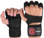 Gripnox Openhand Ventilated Gym Gloves – Black detail