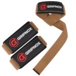 GRIPNOX Cotton Lifting Straps - Brown - main product image
