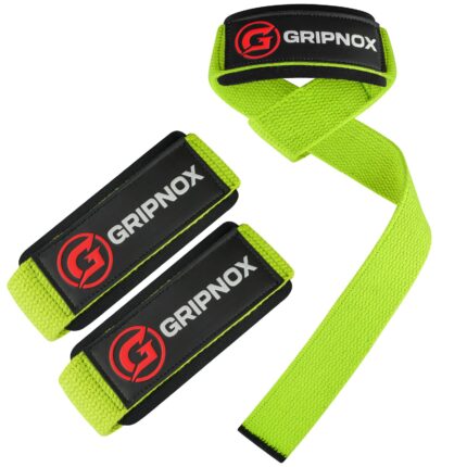 GRIPNOX Cotton Lifting Straps - F Green - main product image