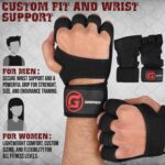 Gripnox Openhand Ventilated Gym Gloves – Black detail