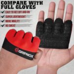 Gripnox Palm Gym Gloves – Red detail