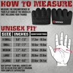 Gripnox Palm Gym Gloves – Black detail