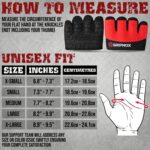 Gripnox Palm Gym Gloves – Red detail