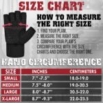 Gripnox Half Finger Gym Gloves – Black detail