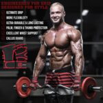 Gripnox Openhand Ventilated Gym Gloves – Red detail