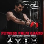 Gripnox Palm Gym Gloves – Red detail