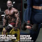 Gripnox Openhand Ventilated Gym Gloves – Black detail