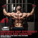 Gripnox Half Finger Gym Gloves – Red detail