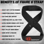 GripNoX Figure-8 strap - Black