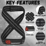 GripNoX Figure-8 strap - Black