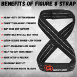GripNoX Figure-8 strap - Black