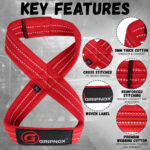 GripNoX Figure-8 strap - Red